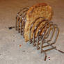 toast on a rack