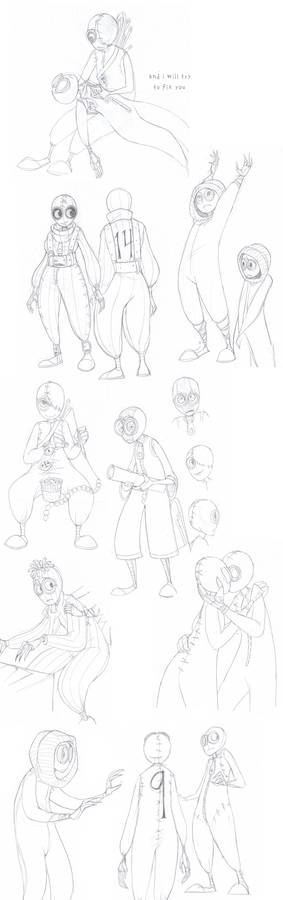 9 Stitchpunk Sketchdump