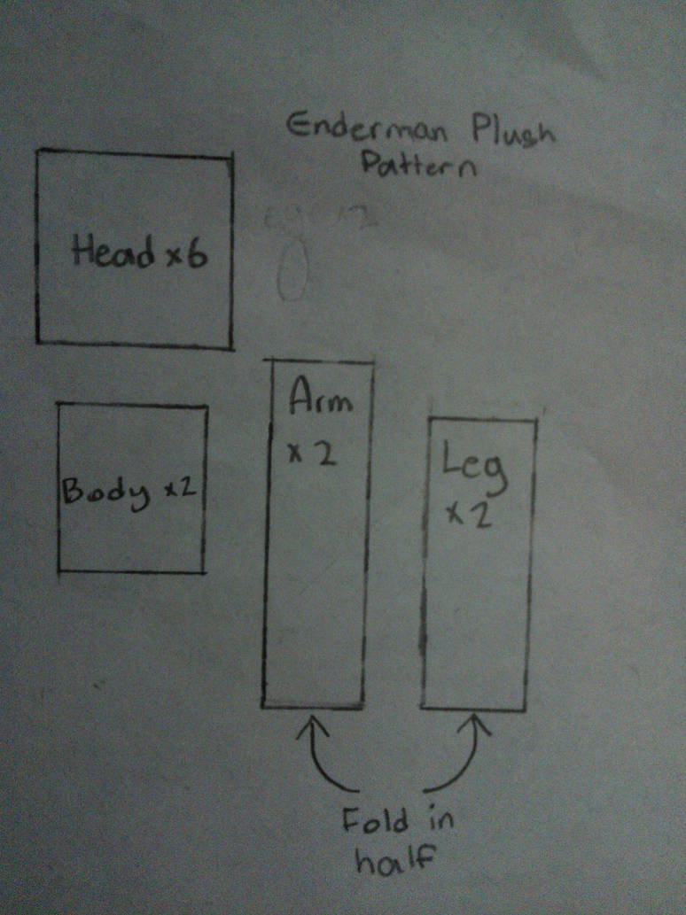 Enderman Plush Pattern+ by Eleckpro on DeviantArt