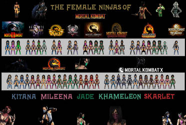 Mortal Kombat Female Ninjas