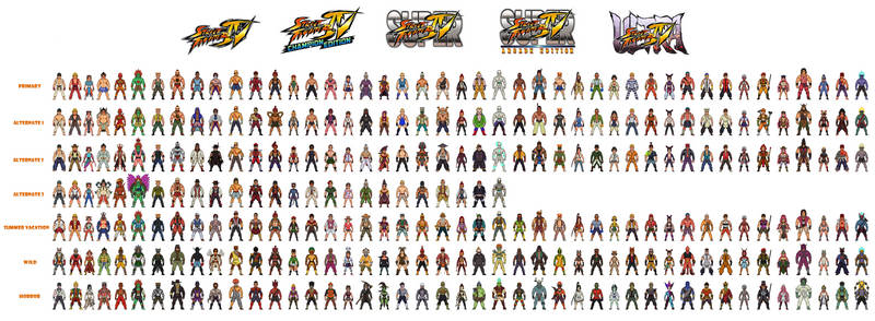 Mortal Kombat 4 All Colors and Costumes by dzgarcia on DeviantArt