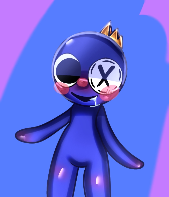 Blue from Rainbow Friends!!! by klocekgaming on DeviantArt