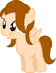 My cousin as a filly