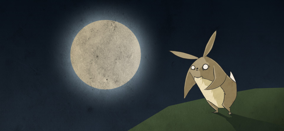 Moonlit rabbit