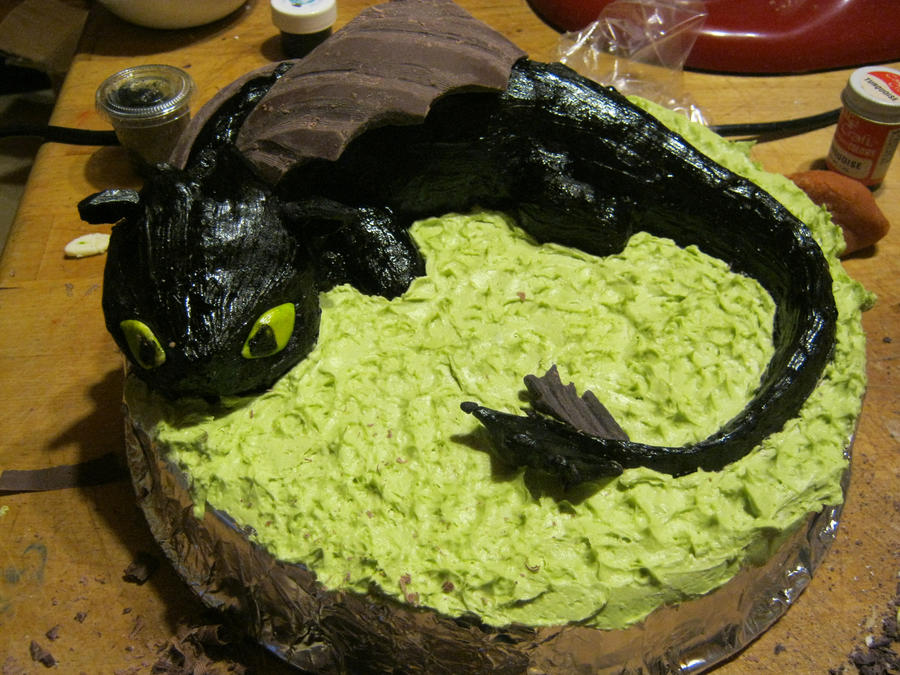 toothless cake progress 3