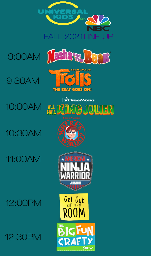 My Version of UniKids on NBC Fall 2021 Schedule by Cal242 on DeviantArt my-version-of-unikids-on-nbc-fall-2021-schedule-by-cal242-on-deviantart