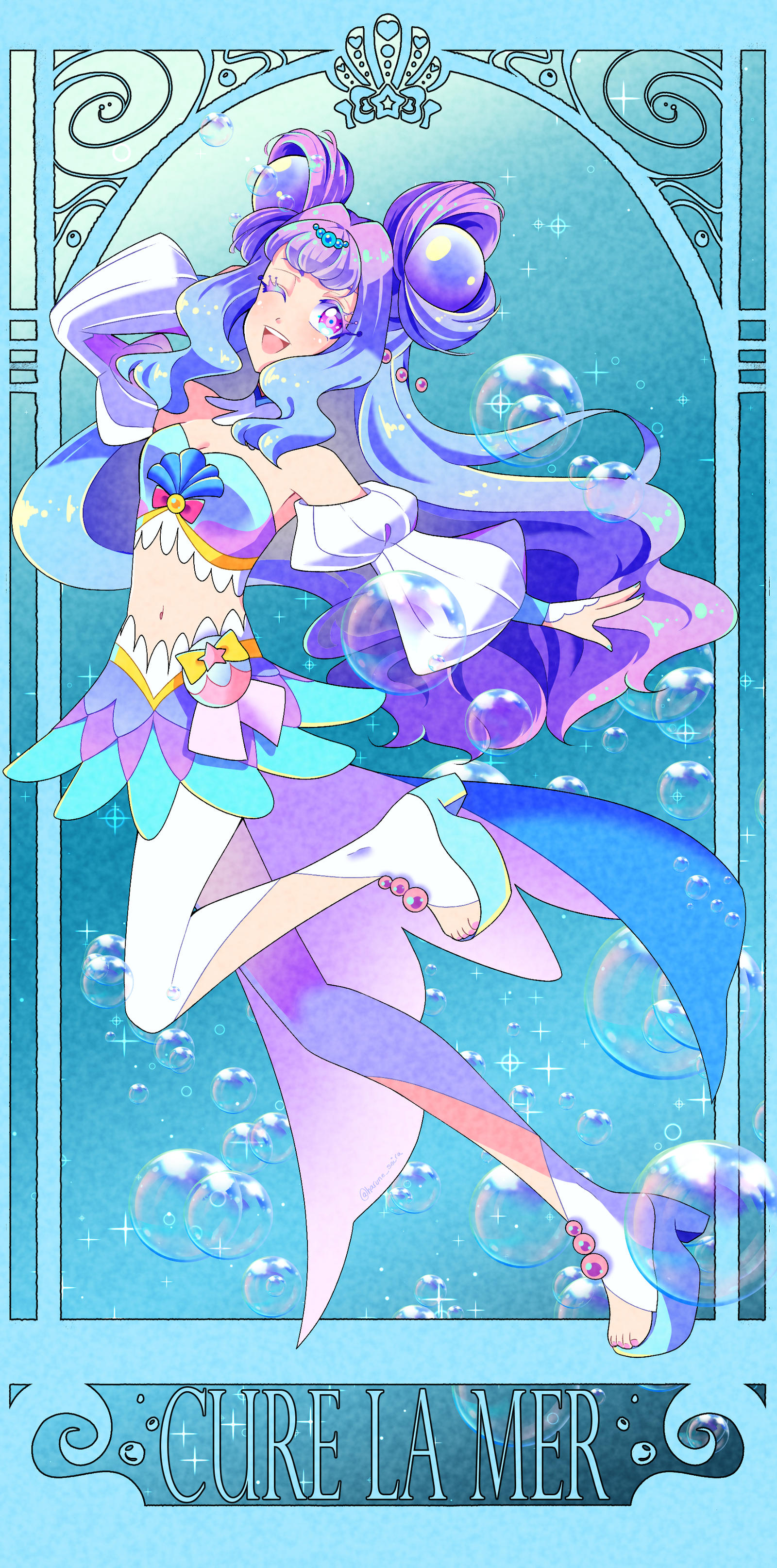 Cure La Mer by harune-seira on DeviantArt