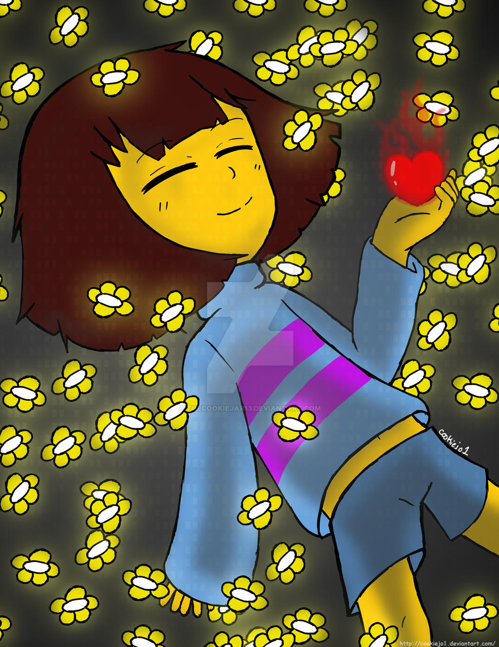 Fallbacktale Frisk Undertale: Frisk (Remake) by TheCookieJar13 on DeviantArt