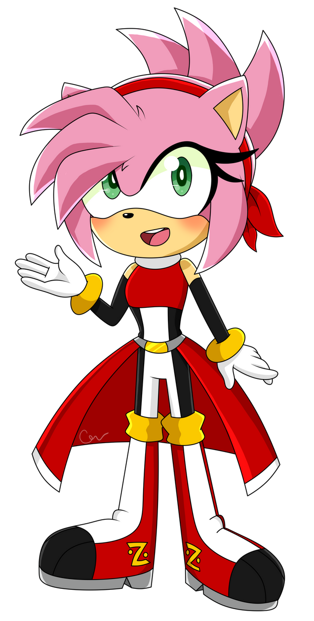 Custom Cursor Cute Amy Rose from Sonic the Hedgehog