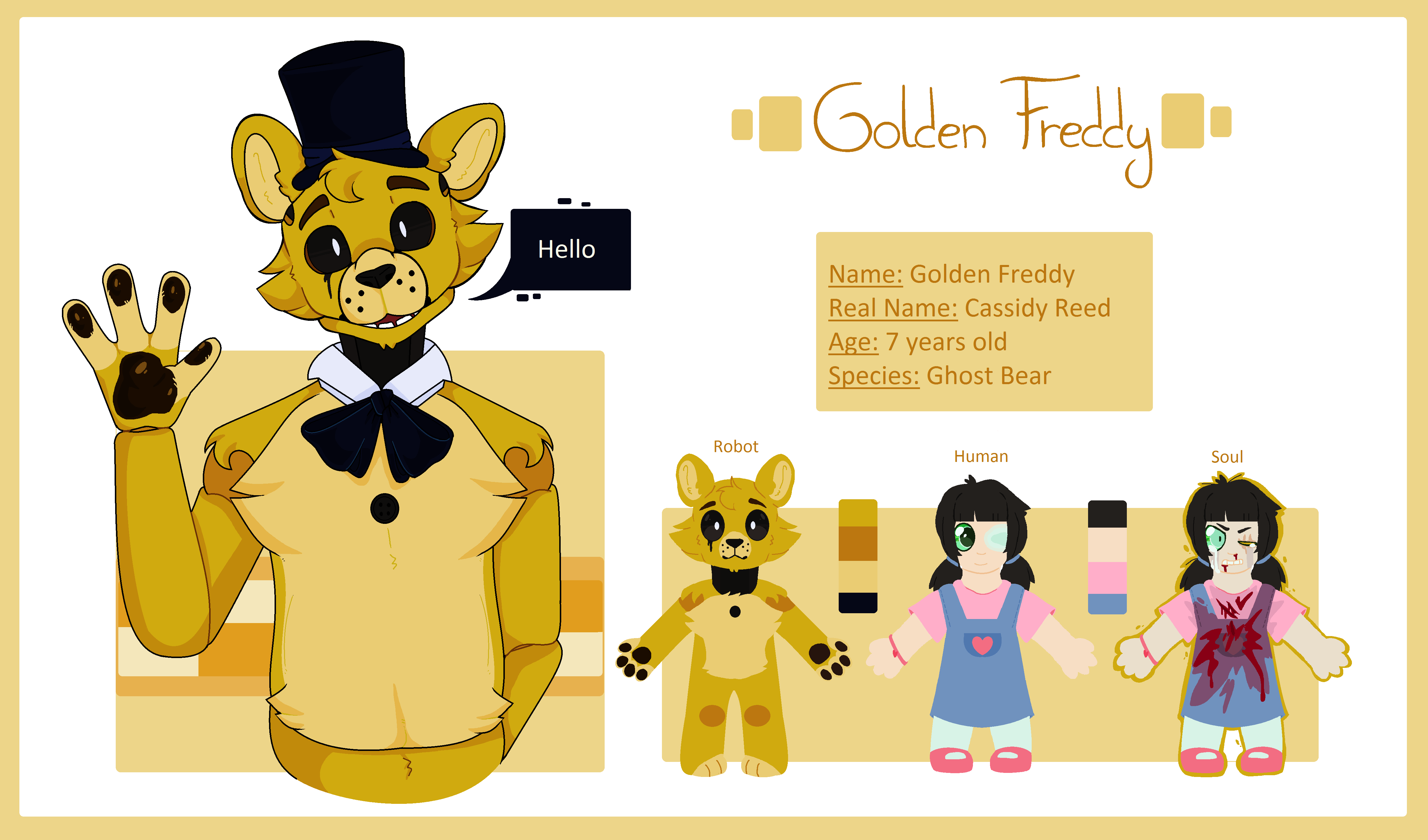 Golden Freddy Personality