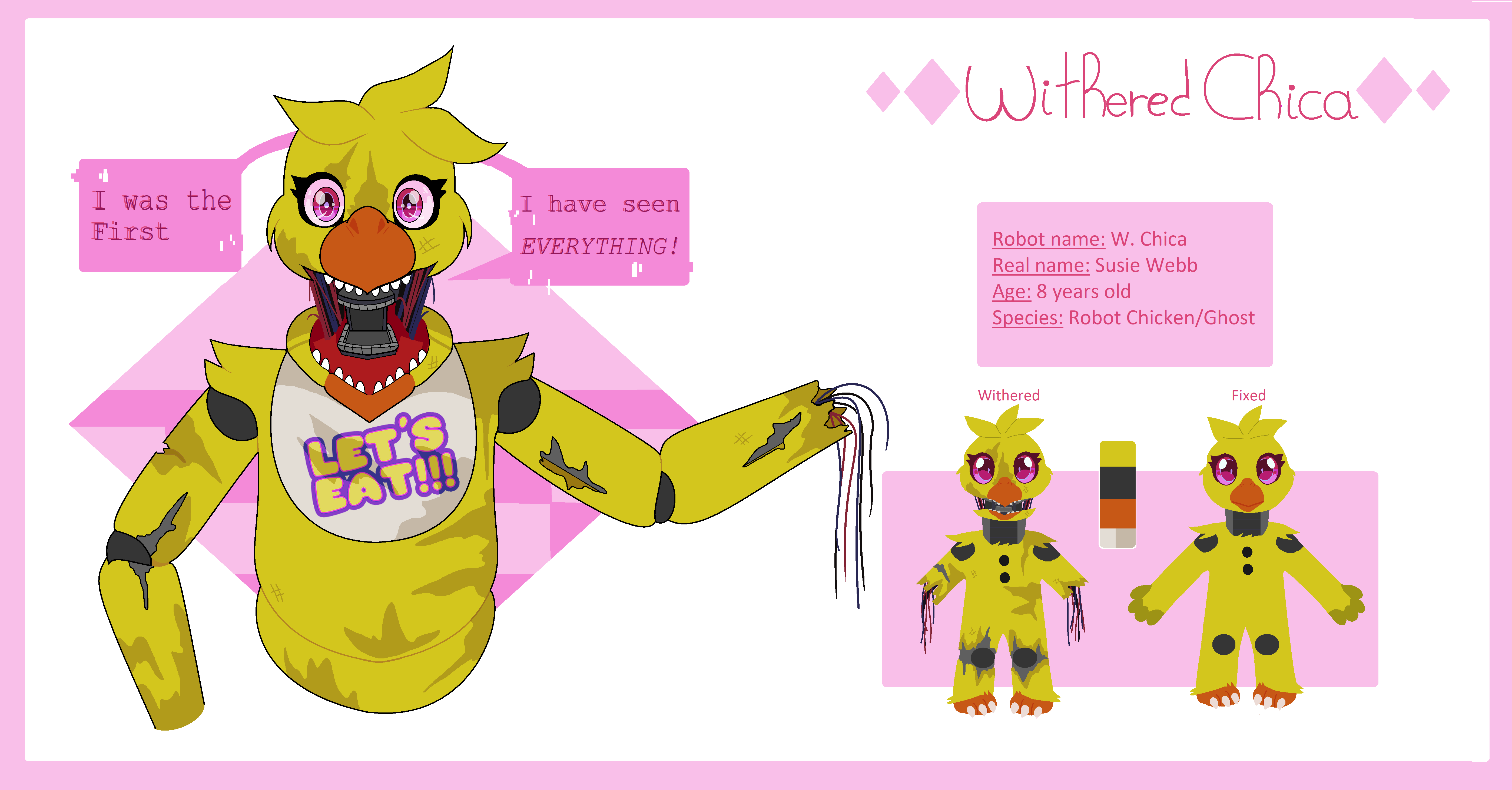 Withered Chica (Lina) by Kost-the-cheshirecat -- Fur Affinity [dot] net