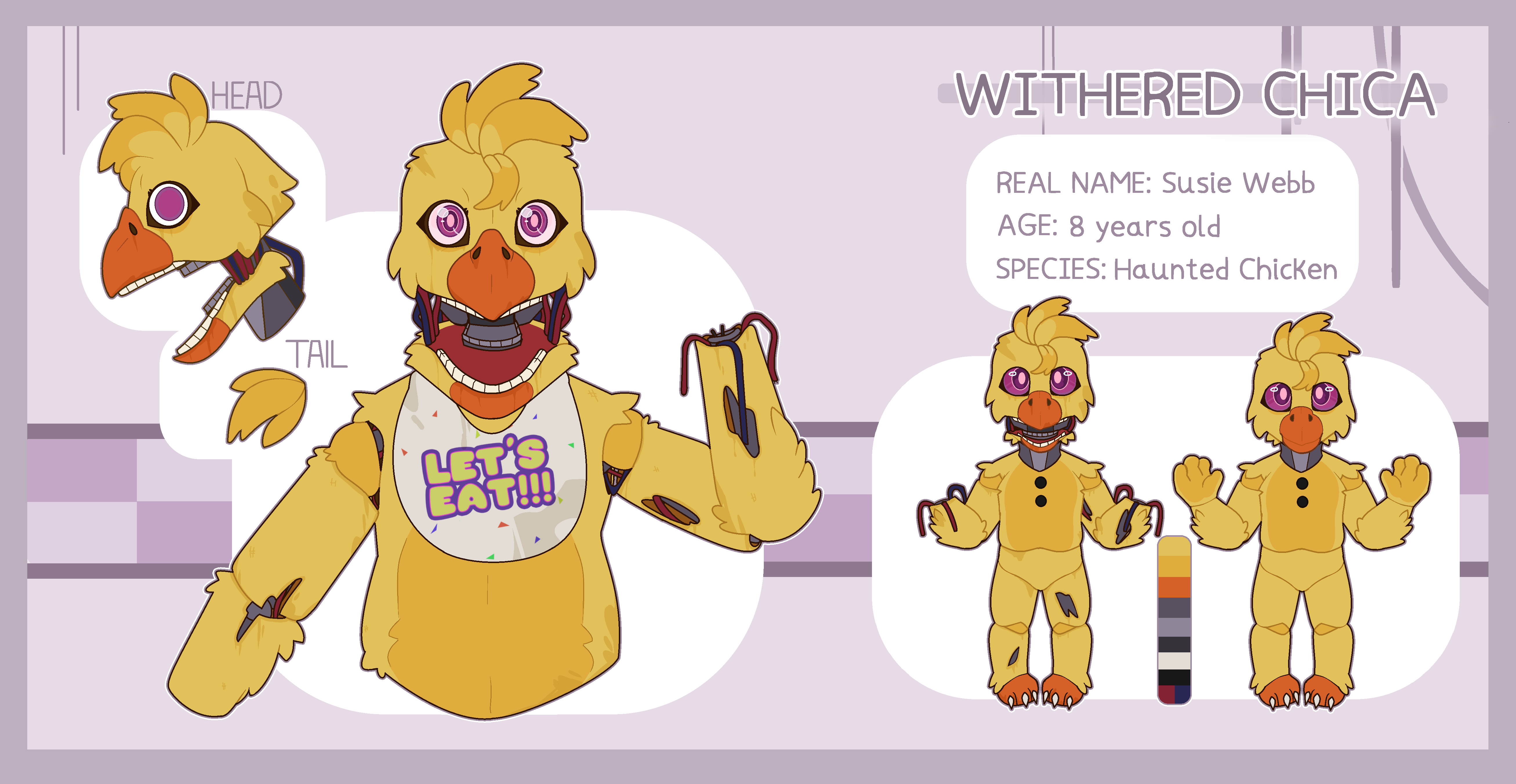 Sharing my Withered Chica fanart! : r/fivenightsatfreddys