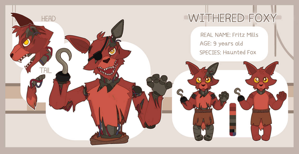 Withered Foxy - Desenho de withered_foxy - Gartic