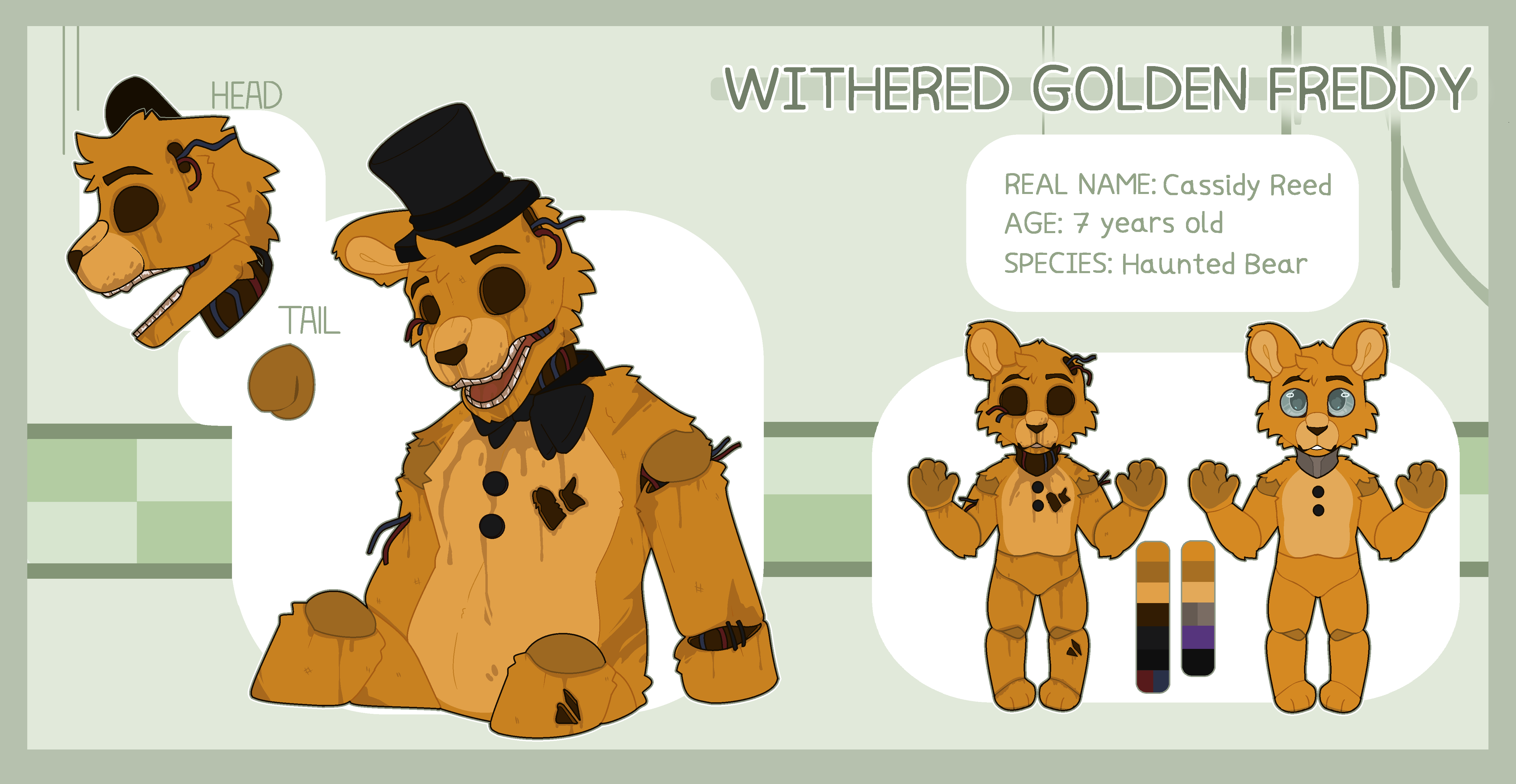 Withered Freddy (Withereds 3) | Greeting Card