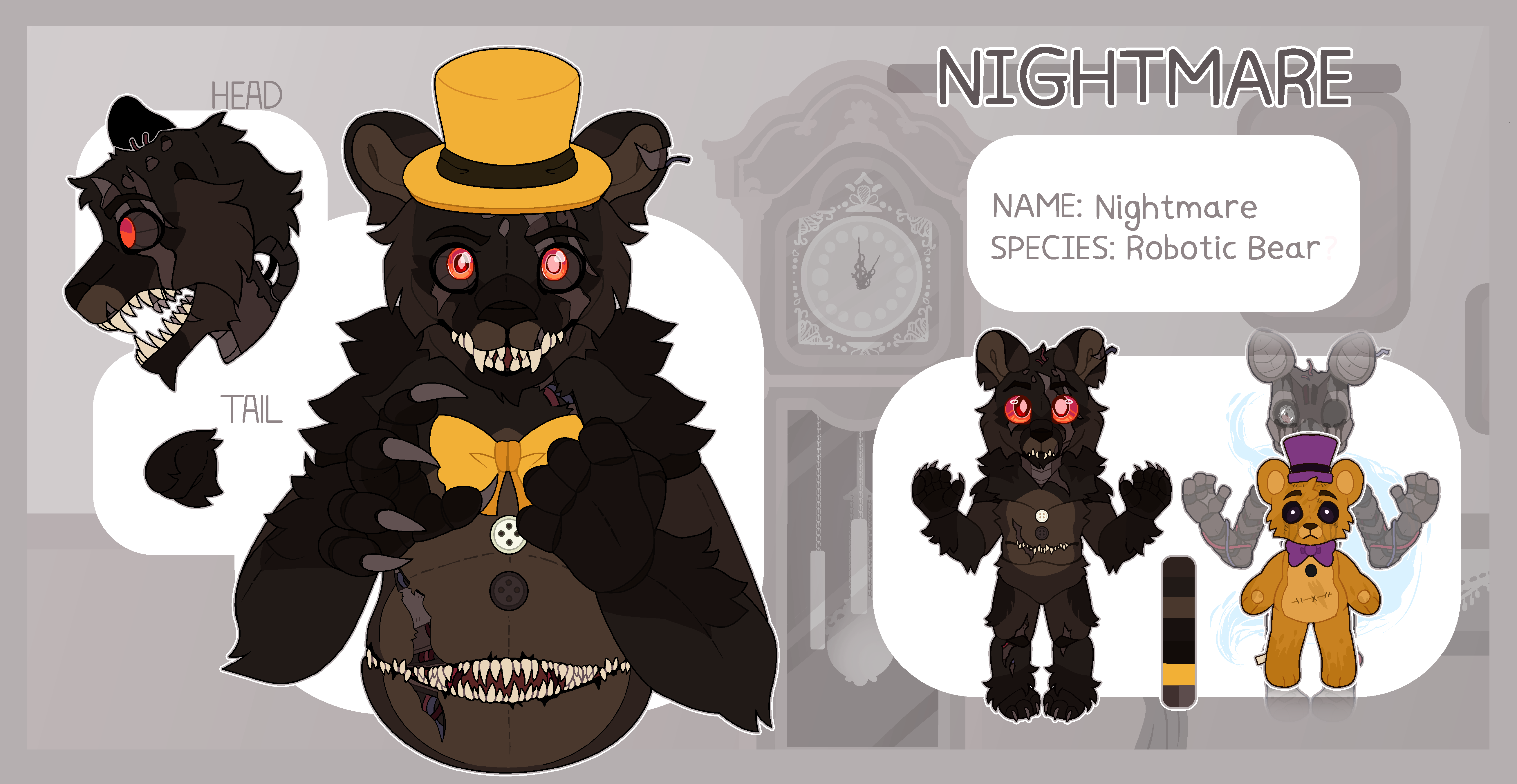 2023) . : Nightmare Fredbear : . by Kidademon on DeviantArt