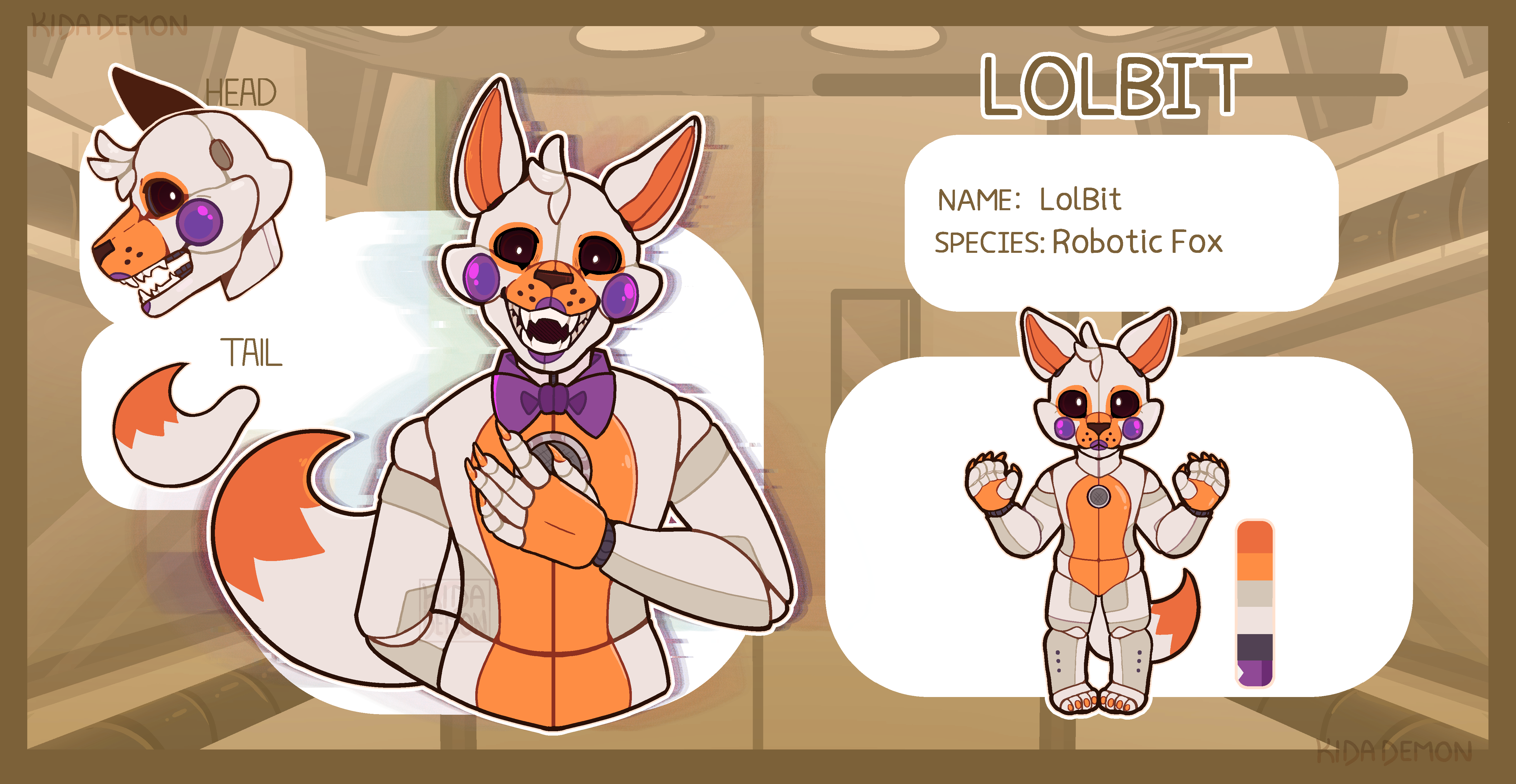 Knight Lolbit (2025) . : LolBit : . by Kidademon on DeviantArt