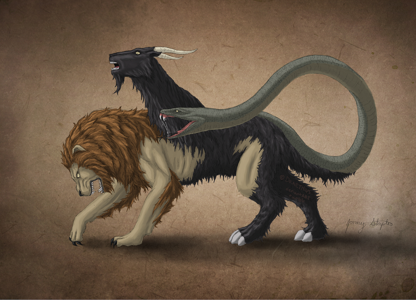 Chimera By Draethius On Deviantart Chimera By Draethius On Deviantart