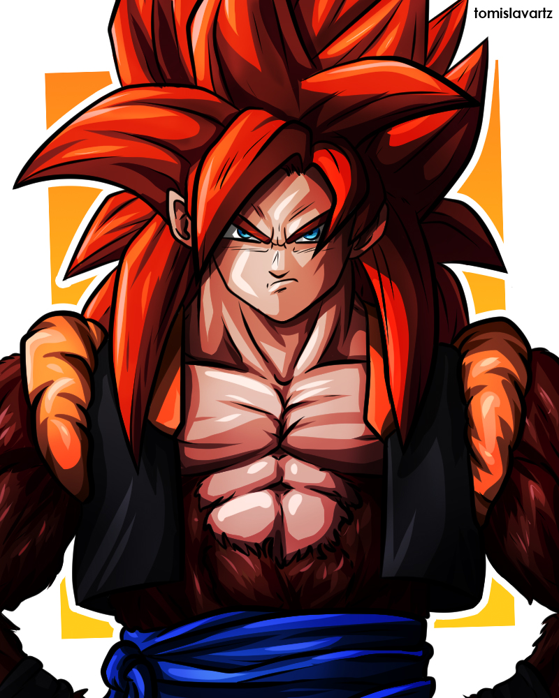 Gogeta SSJ4 by Drozdoo