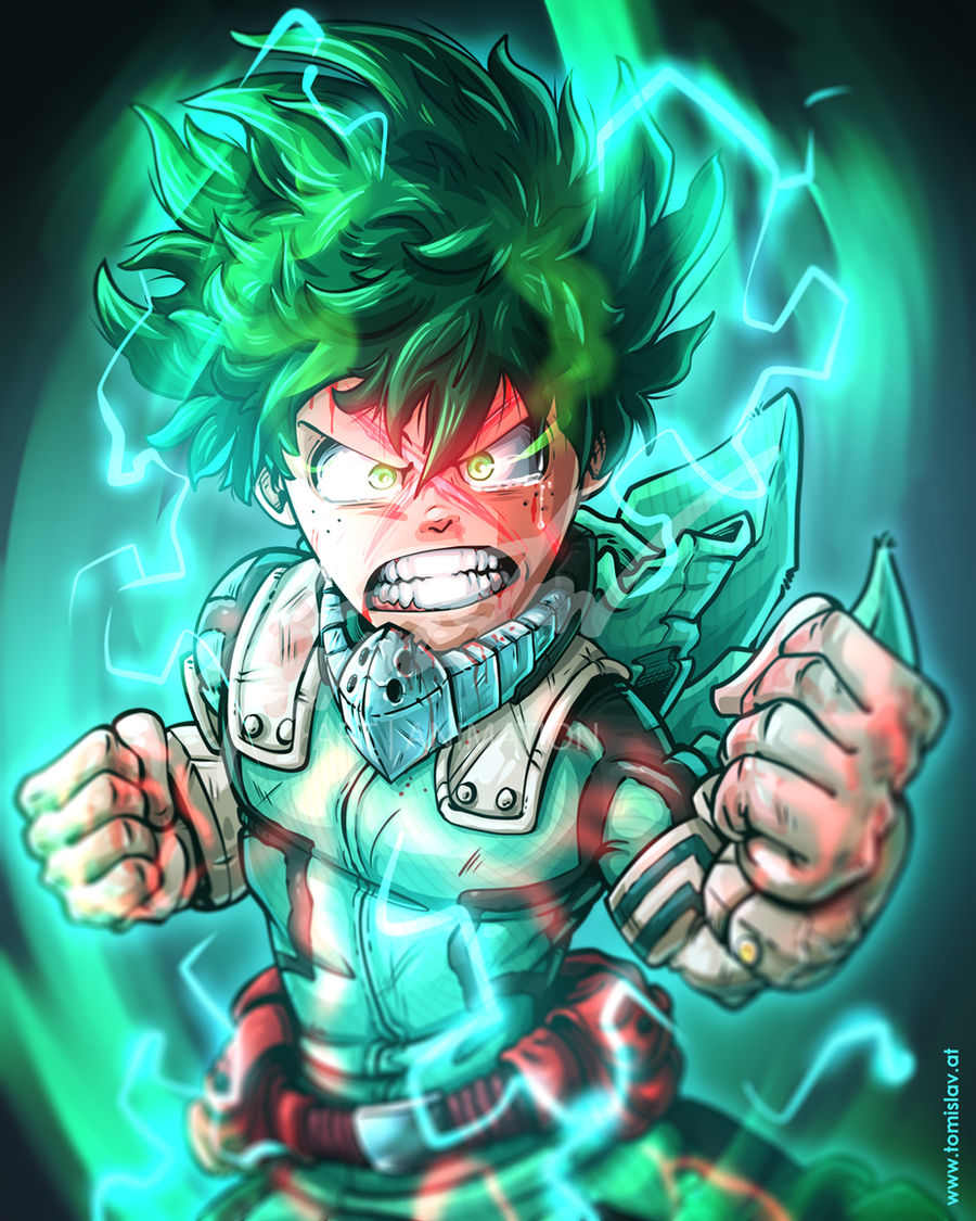 Boku No Hero Academia Midoriya Power