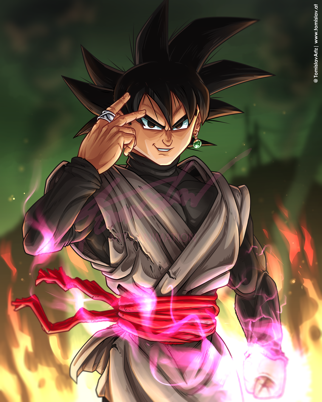Goku Black Fan Art by TomislavArtz on DeviantArt