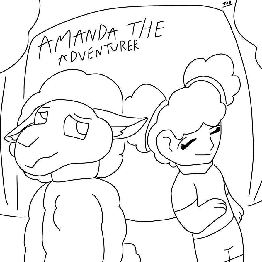 Amanda The Adventrer coloring pages