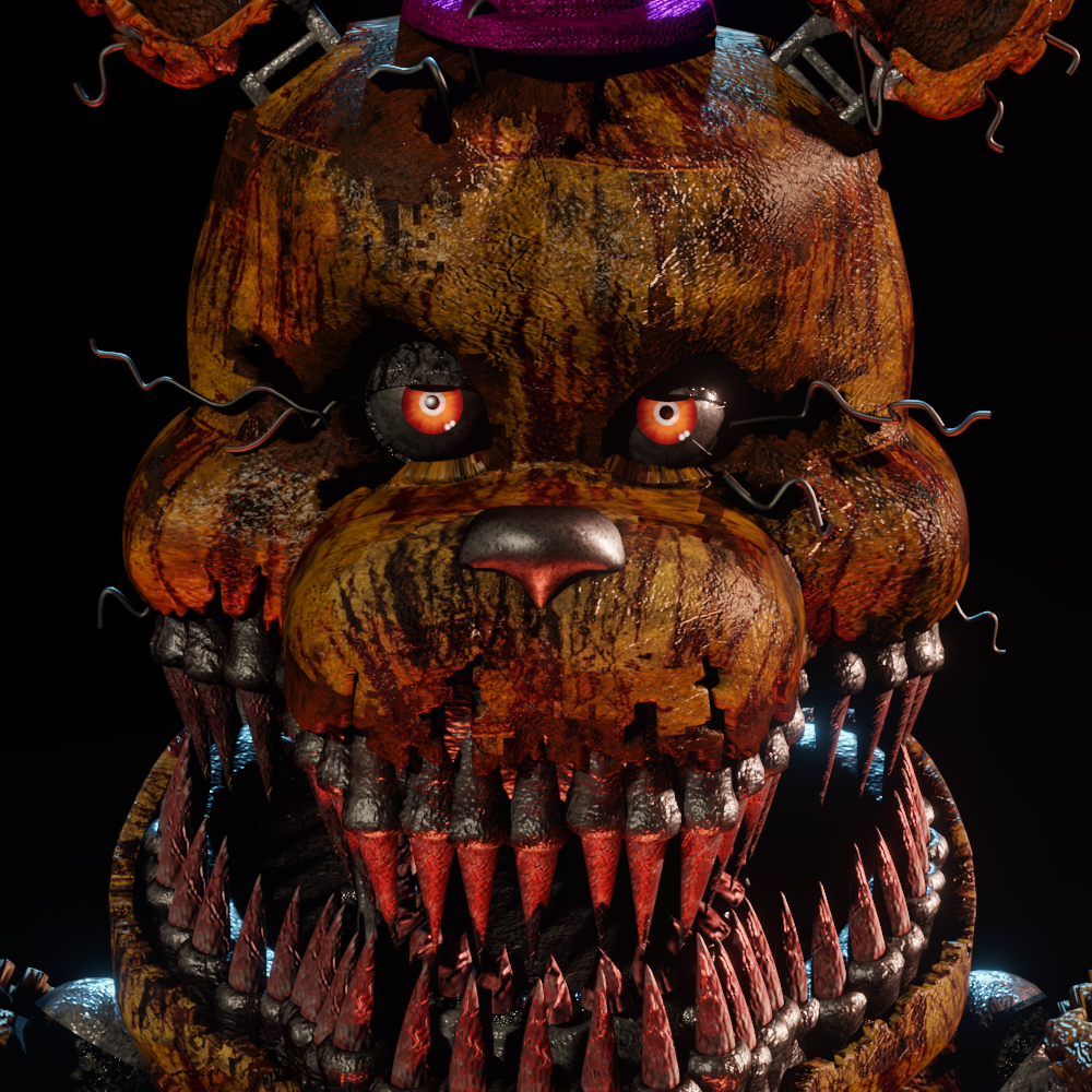 FNaF BLENDER: Nightmare Fredbear by Mikol1987 on DeviantArt