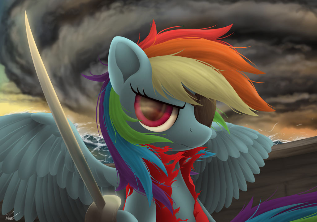 Pirate Rainbow Dash