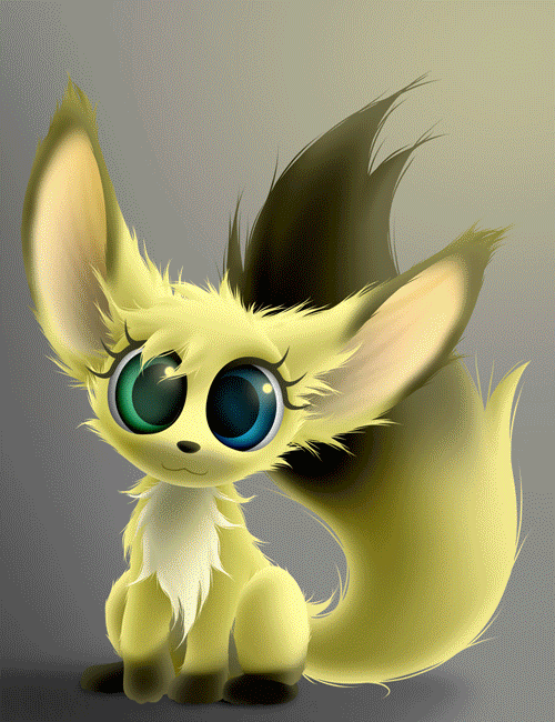 Prism the Chromatic Fennec GIF Experiment