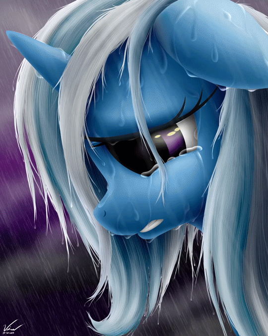 Trixie's Hardships Animated Rain Edit