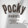 Pocky Ponies Chi Cookies and Cream
