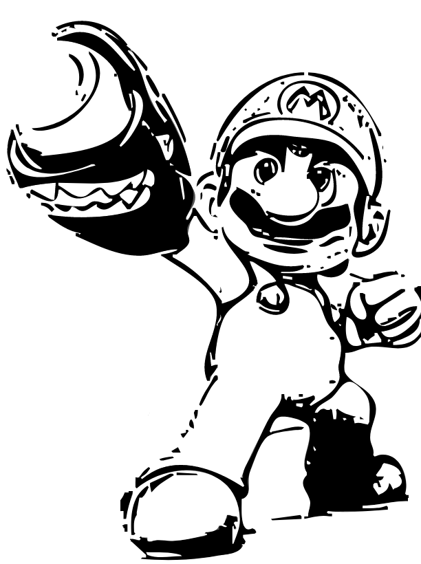 Mario + rabbids kingdom battle coloring pages
