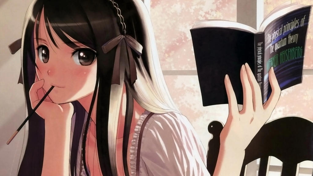 Anime girl studying by HikaruMaru on DeviantArt Anime girl studying by HikaruMaru on DeviantArt