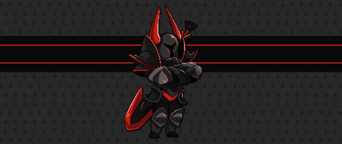 Shovel Knight Black Knight Low-Res Ultra-Wide Wall