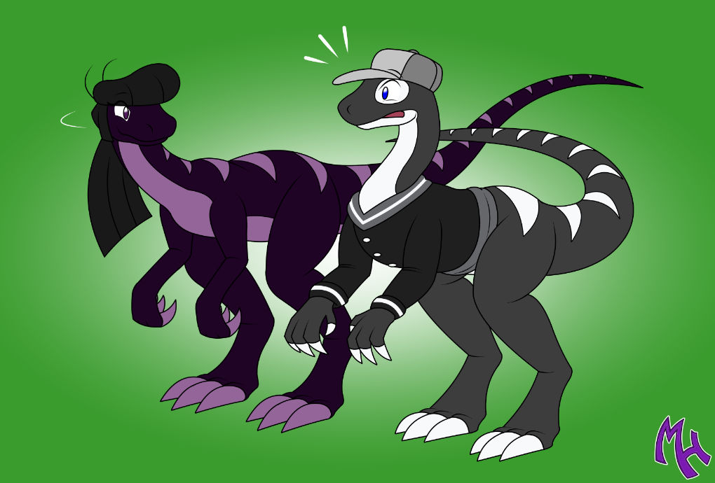 2 Raptor Friends COM - Pair of Raptors by DracoDragite on DeviantArt