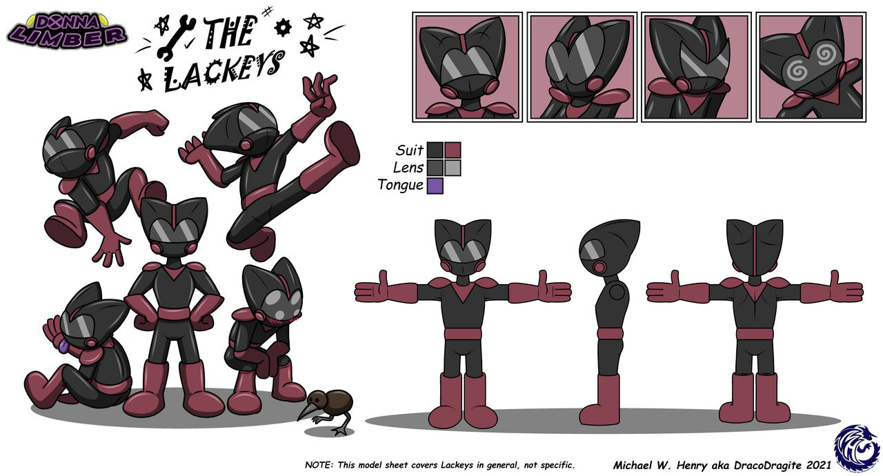 Fun Lackey Lackey Model Sheet 2021 by DracoDragite on DeviantArt