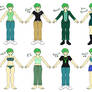 Valery Outfits 1-8