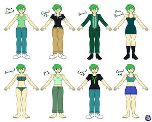 Valery Outfits 1-8