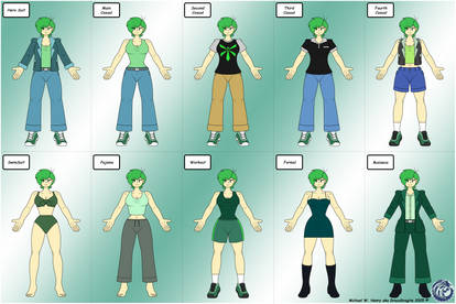 DL Outfits - Valery Conners Set 1