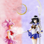 Saturn and Chibi Moon