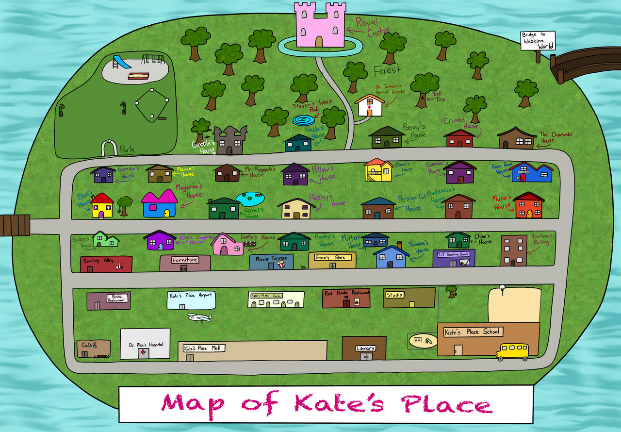 Map of Kate's Place by Katesplace2009 on DeviantArt