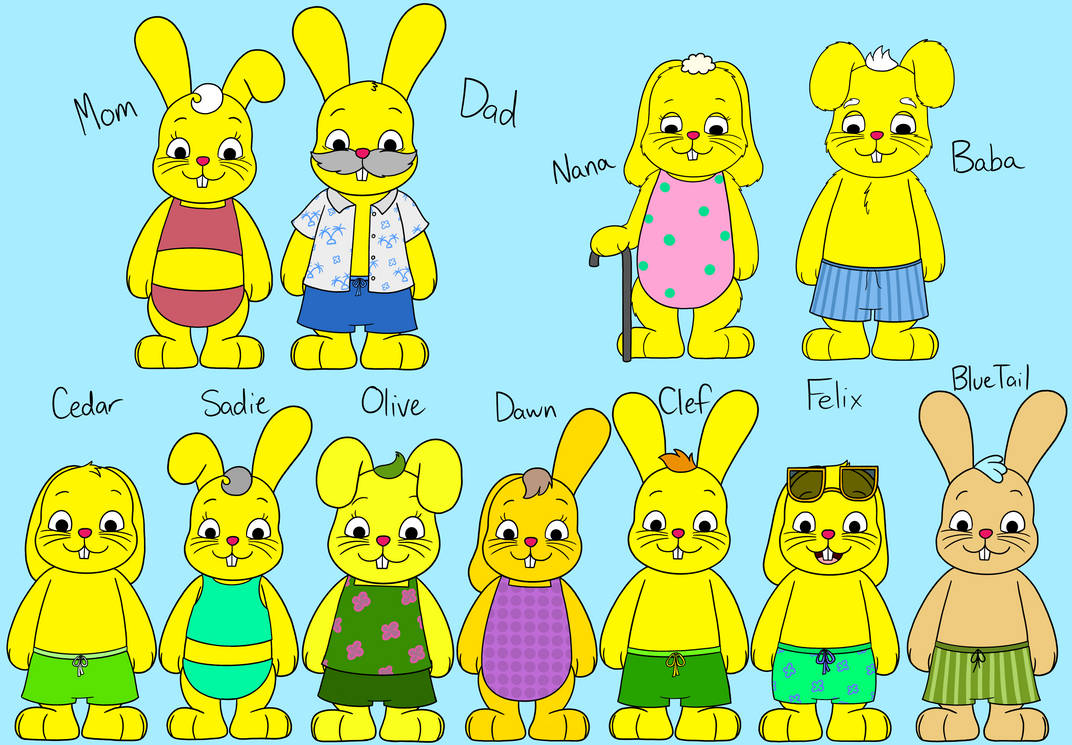 Bunny Parents, GP + IL Outfits: Swimwear by Katesplace2009 on DeviantArt