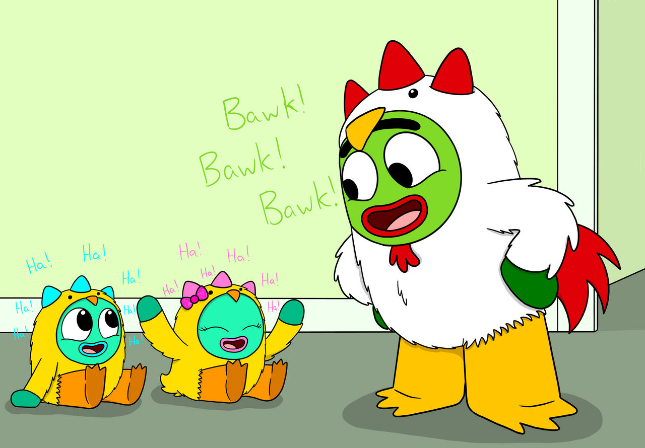 Brobee Deviantart Chicken Brobee by Katesplace2009 on DeviantArt