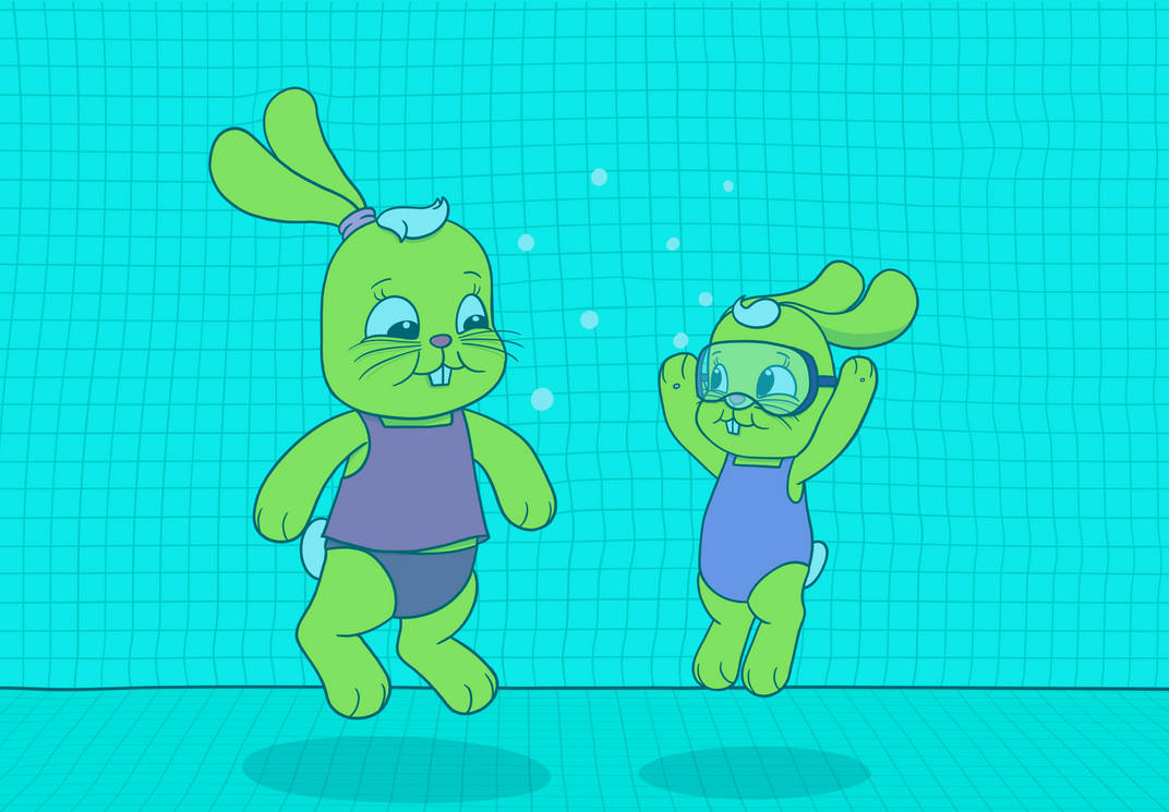 Underwater Bunnies by Katesplace2009 on DeviantArt