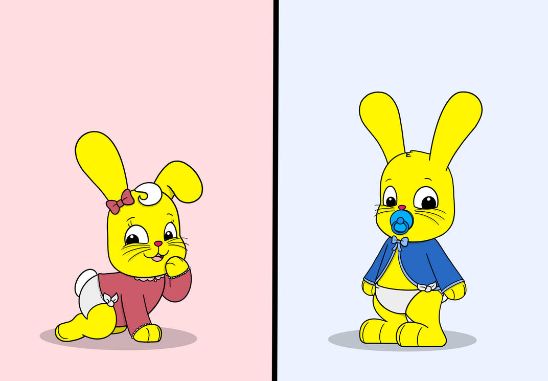 The Bunny Parents as Babies by Katesplace2009 on DeviantArt