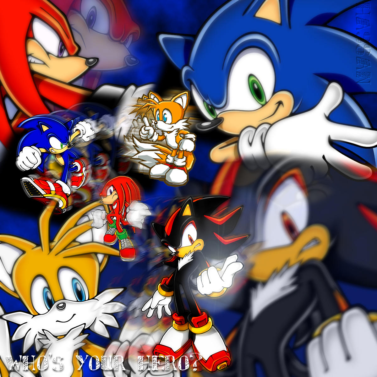 Группа sonic. Sonic Tails Knuckles Shadow Silver. Соника и его друзей. Sonic Tails and Knuckles.