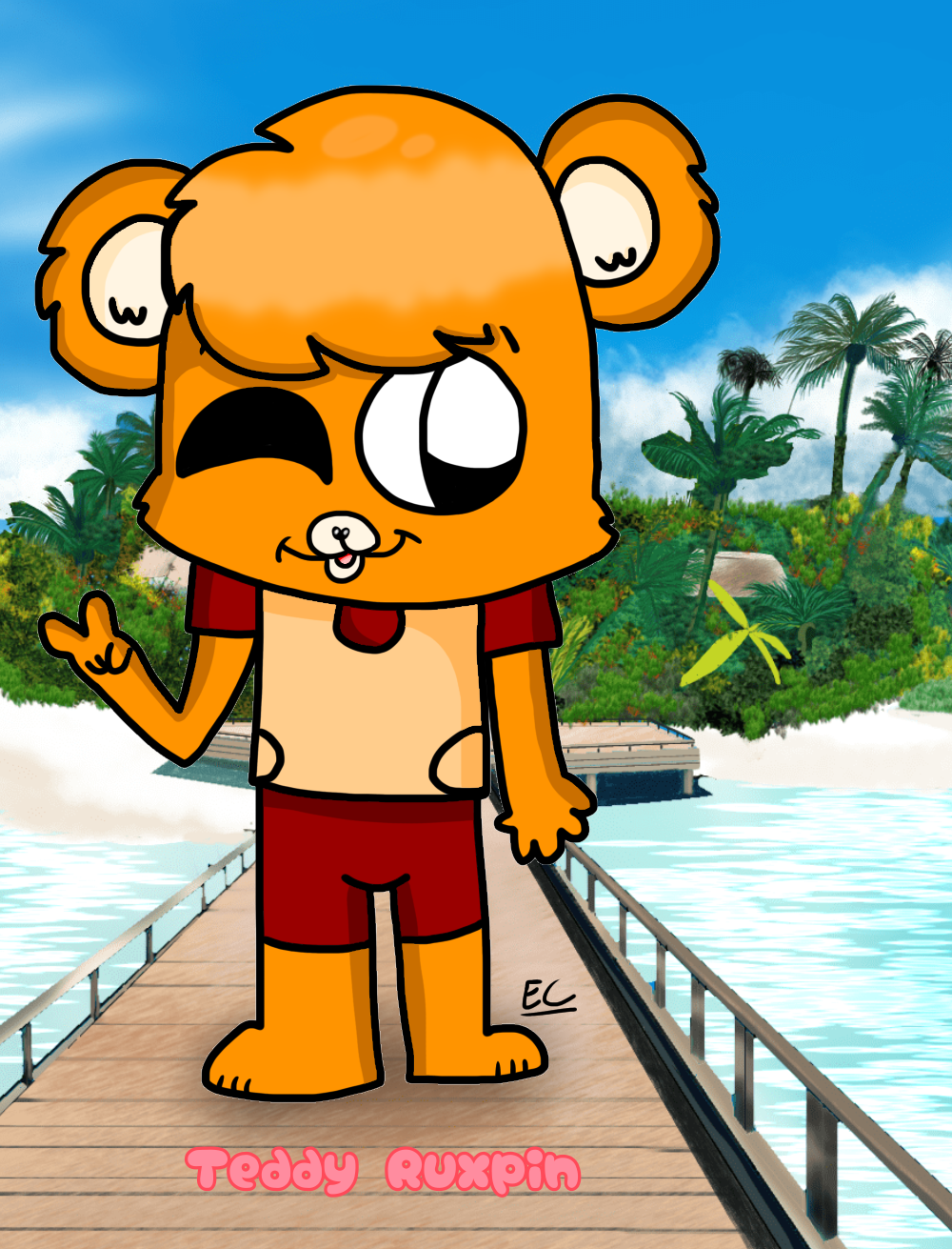 Teddy Ruxpin Icon Teddy Ruxpin by EvafanartsclubEC on DeviantArt