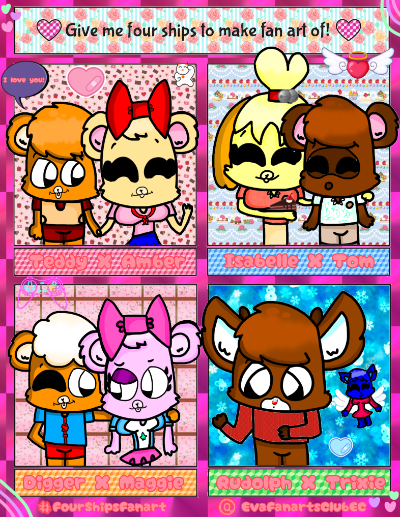 Four ships Fanart challenge by on DeviantArt