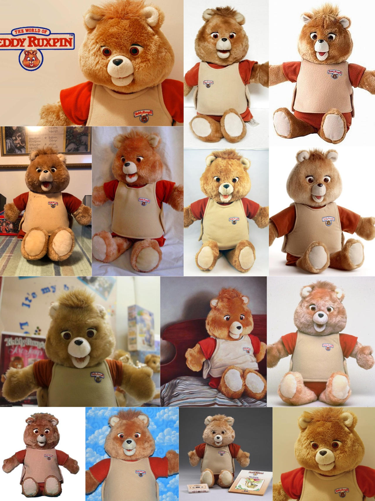 Teddy Ruxpib Teddy Ruxpin collage by EvafanartsclubEC on DeviantArt