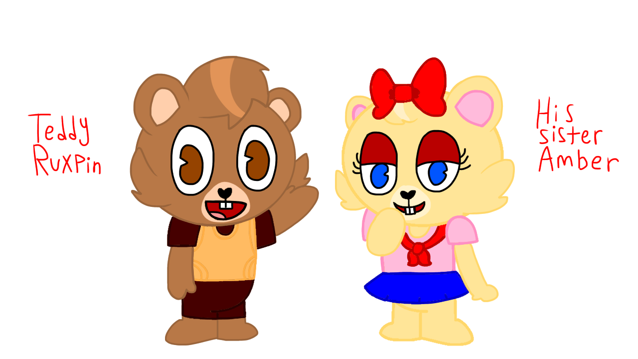 Teddy and Amber in HTF style by EvafanartsclubEC on DeviantArt