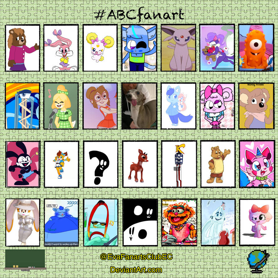 My ABC Fanart challenge by EvafanartsclubEC on DeviantArt